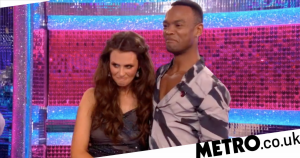Tearful Ellie Taylor apologises after rumba as Strictly viewers fume over score