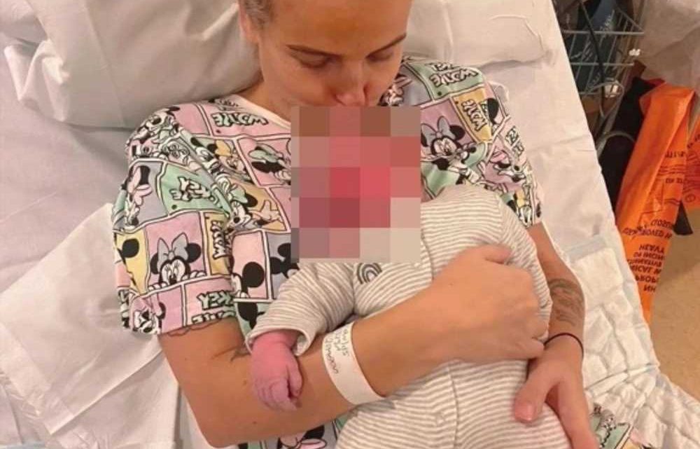My bump wasn’t big but I gave birth to a massive baby – people pick on me and say he's so big he looks like a toddler | The Sun