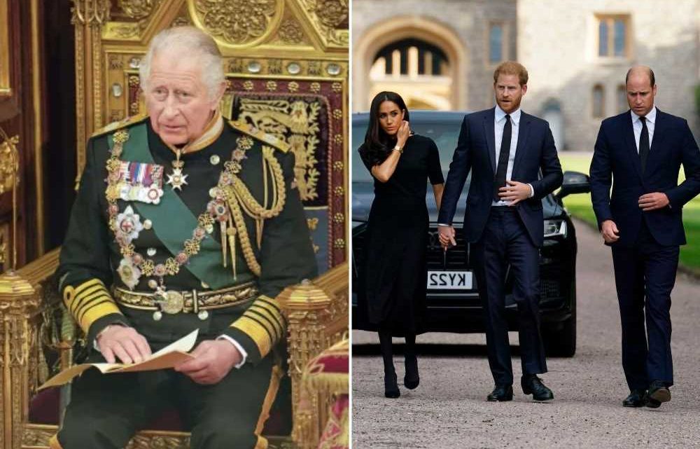 Prince William may BAN Harry & Meghan from coming to Charles’ coronation after they dragged him through mud, expert says | The Sun