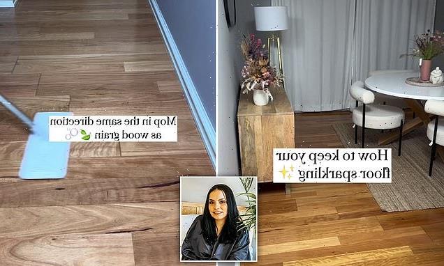 Carolina McCauley shares her tips for cleaning wooden floors
