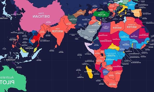 Fascinating maps show how being a pilot is the world&apos;s No.1 dream job