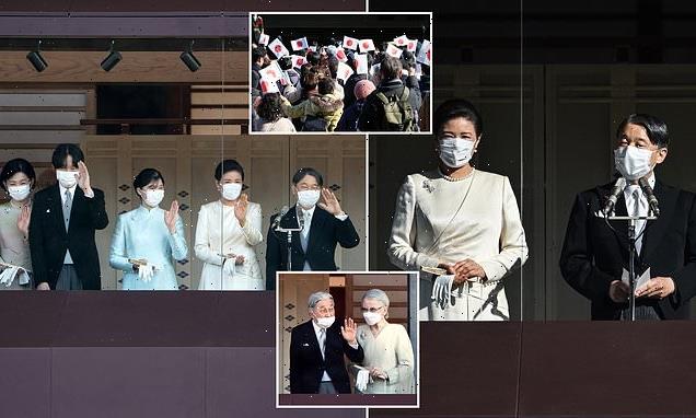 Japan&apos;s imperial family don face masks on new year&apos;s day appearance