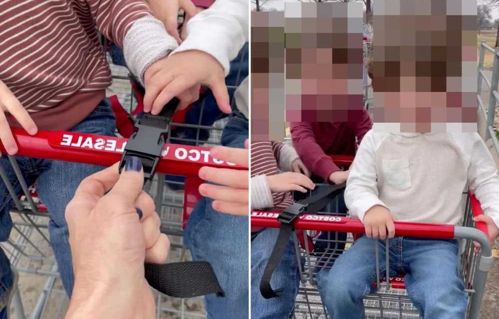 Mum of quads shares the clever way she takes her kids to the shops & other parents say it’ll change the way they shop | The Sun