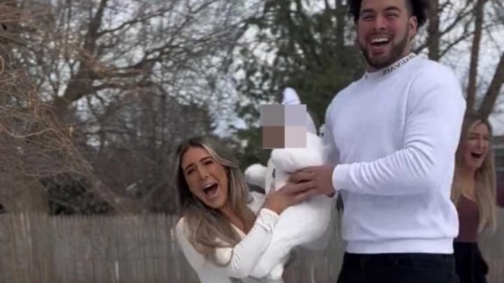 Parents to-be share their gender reveal as they find out they’re having a boy – but that’s not what has people confused | The Sun