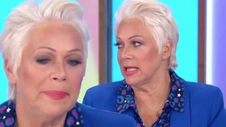 Denise Welch reacts after being told she hogs Loose Women spotlight
