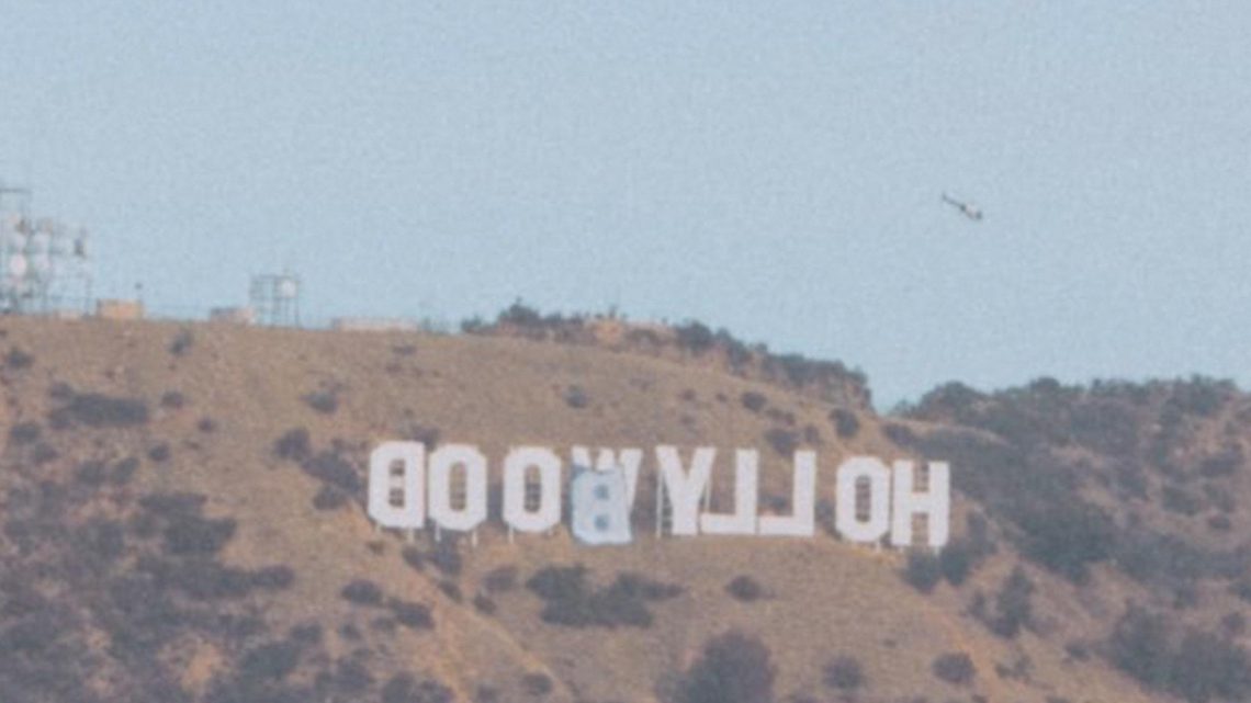 Hollywood Sign Altered to 'Hollyboob' for Illegal Breast Cancer Awareness Stunt