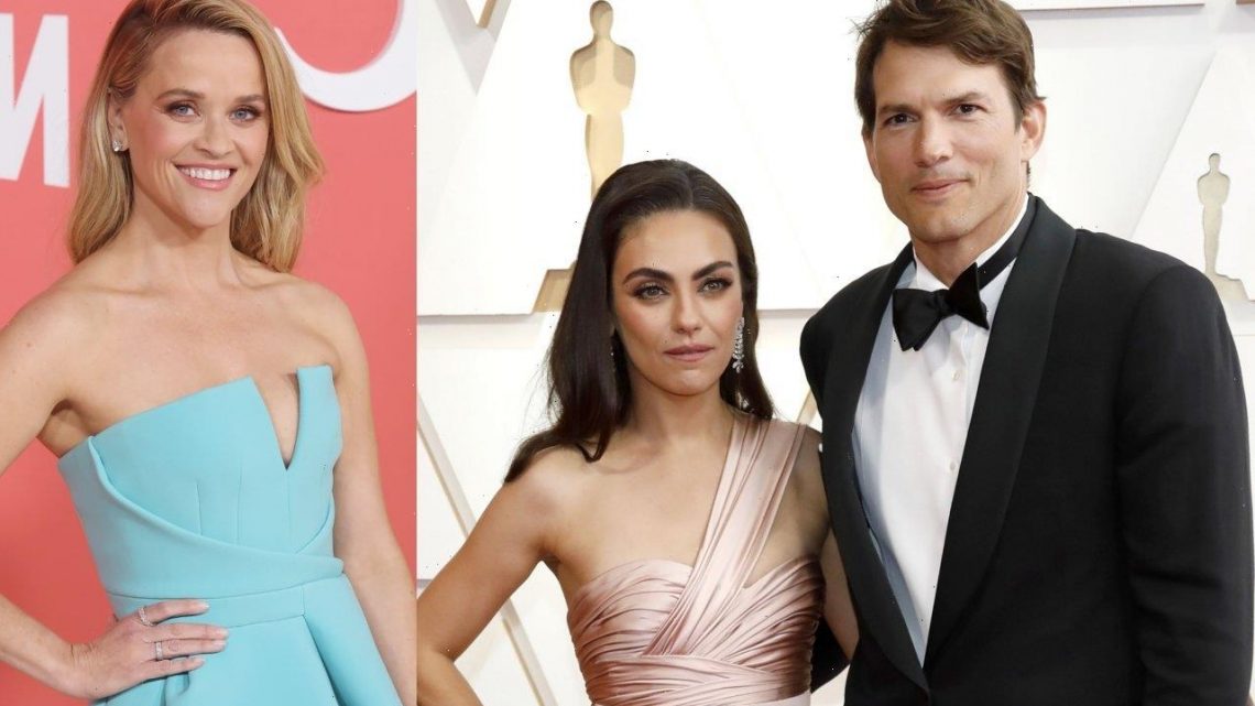 Mila Kunis Roasts Husband Ashton Kutcher and Reese Witherspoon Over Their ‘Awkward’ Red Carpet Pics