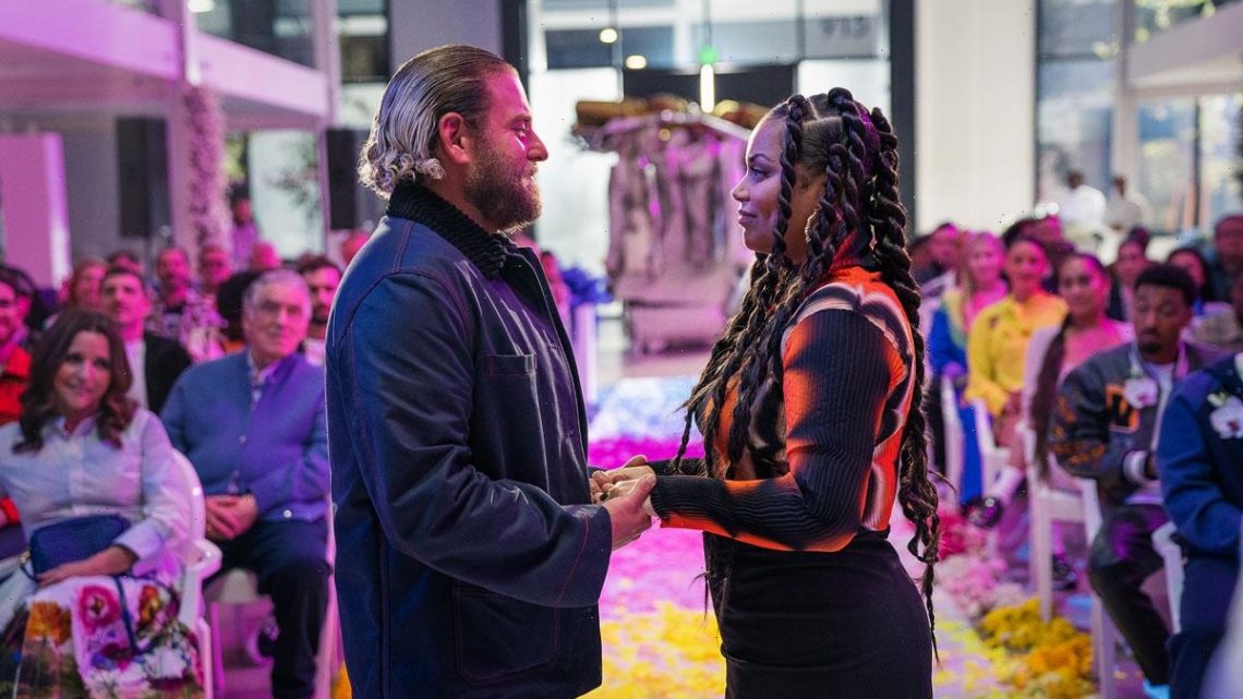 The kiss between Jonah Hill and Lauren London in ‘You People’ was CGI
