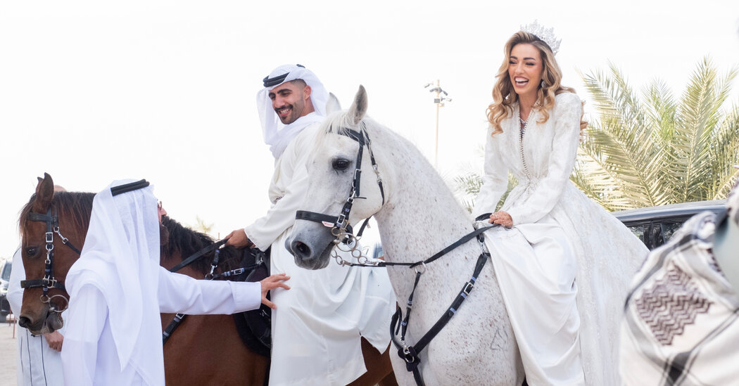 In Dubai, a Wedding Steeped in Palestinian and Moroccan Culture