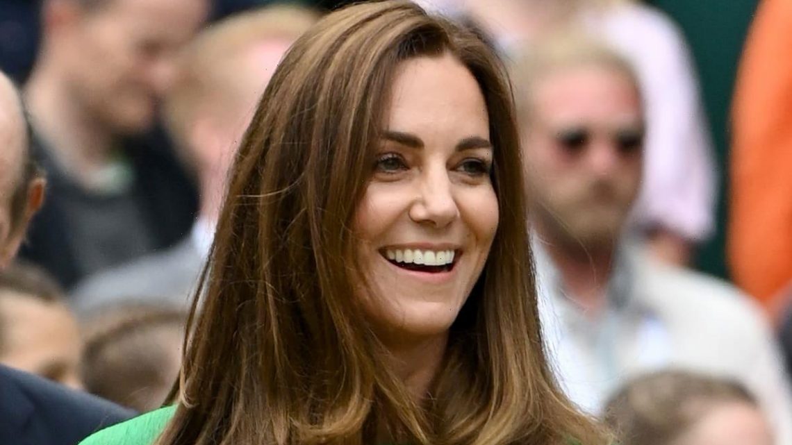 Princess Kate is a green goddess in emerald power suit – and wow