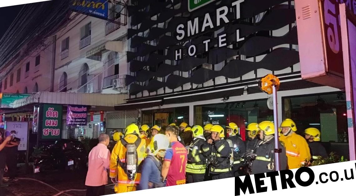 Brit tourist 'set fire to Thai hotel room after arguing with receptionist'