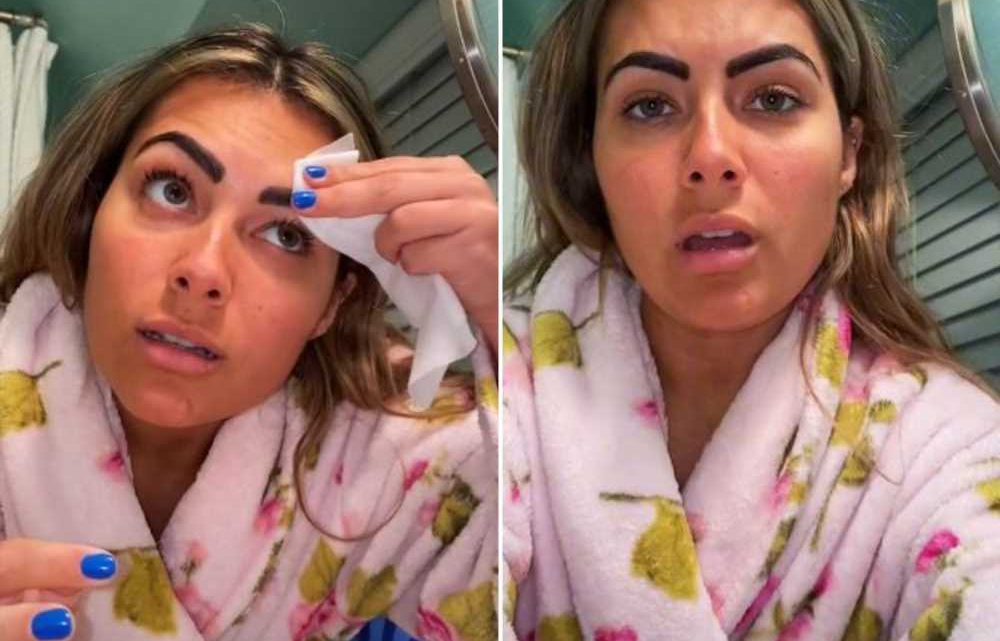 I fell for a cheap brow deal at the nail salon & it’s a huge regret – I look like I have the Nike logo on my face TWICE | The Sun