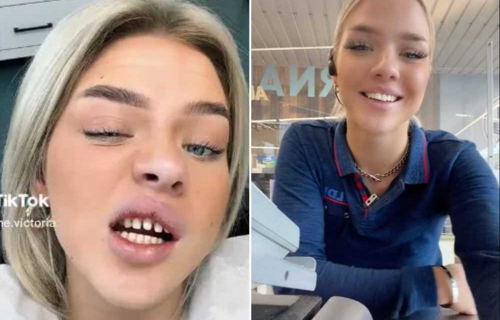 I'm the world's hottest Aldi worker & upgraded my look with Turkey teeth, but trolls call it the 'biggest fail ever' | The Sun