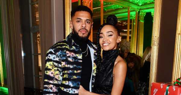 Leigh-Anne Pinnock shares rare glimpse of baby twins and fiancé Andre on dad duty