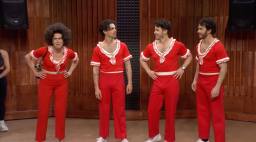 Molly Shannon Joined by Jonas Brothers to Reprise Sally O’Malley Character on ‘SNL’