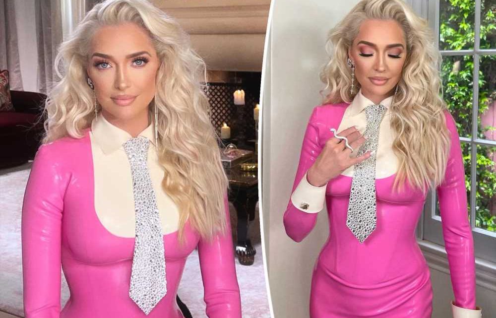 Erika Jayne is all ‘business’ in pink latex post-weight loss
