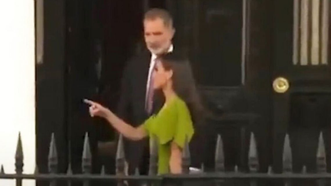 Moment driver ‘ignores’ Queen Letizia after breaking protocol – claims