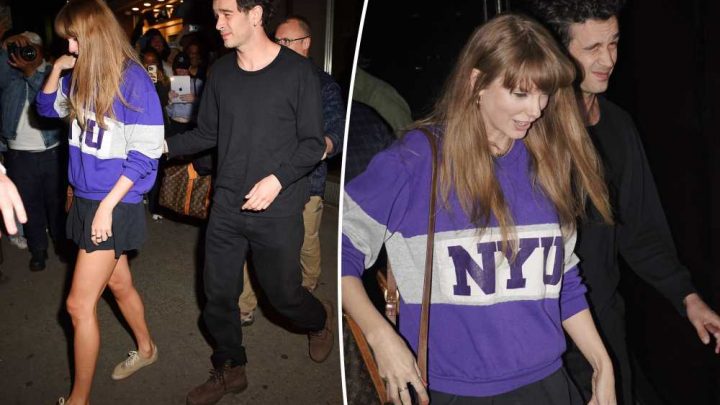 Taylor Swift, Matty Healy leave NYC recording studio amid dating rumors