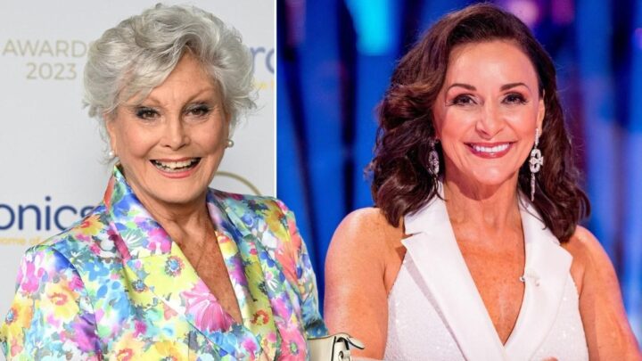 Apparently, Angela Rippon, 78, can still do the splits as she joins Strictly