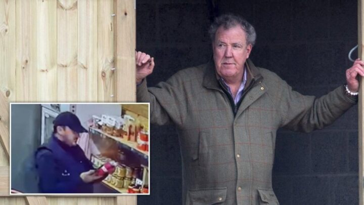 Jeremy Clarkson raging as he catches Diddly Squat shoplifter red-handed