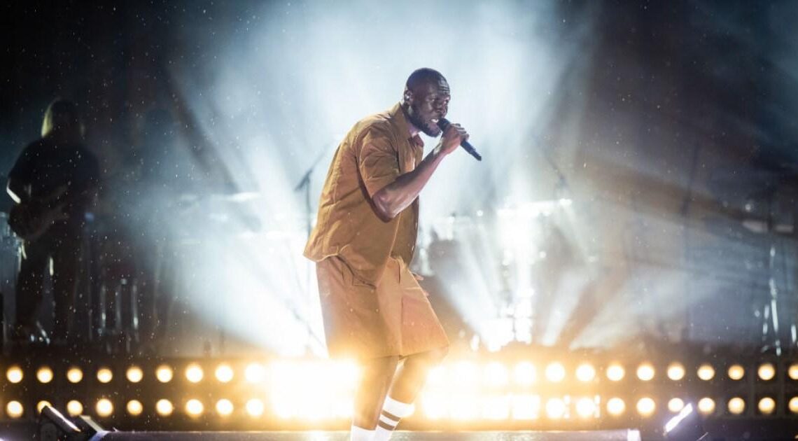 Stormzy performs 'biblical' All Points East headline set in pouring rain
