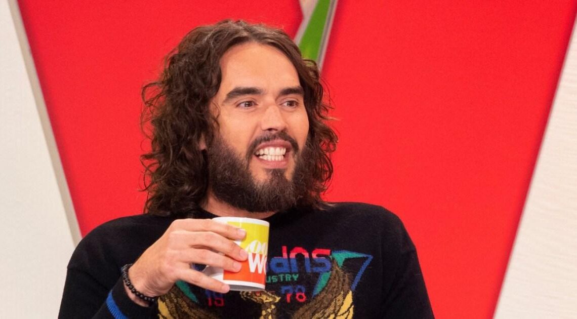 Moment Russell Brand bragged about kissing Meghan Markle on the lips