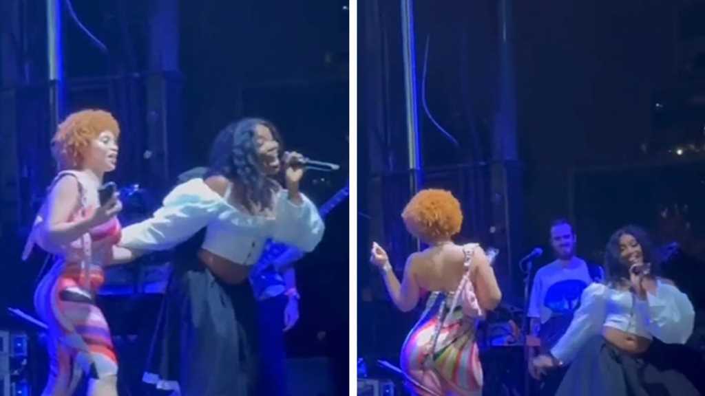 SZA Gets a Surprise Visit from Ice Spice During NYC Show