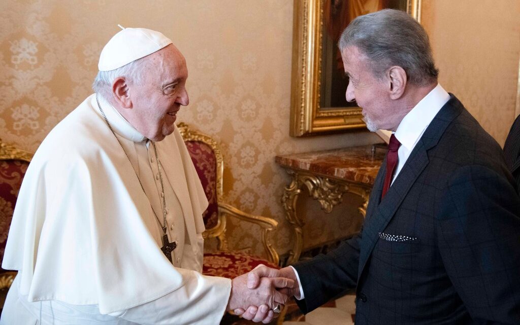Sylvester Stallone Met Pope Francis and They Threw Some Fake Punches Together: ‘Ready? We Box’