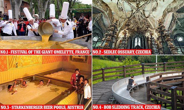 The top 25 quirky cultural experiences in and around Europe… ranked