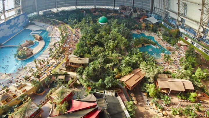 The biggest indoor water park in the world with rainforest, huge beach and 30C temperatures is opening a new hotel | The Sun